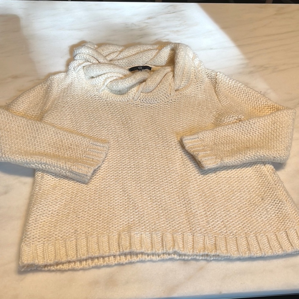 Tibi wool blend sweater in white size M